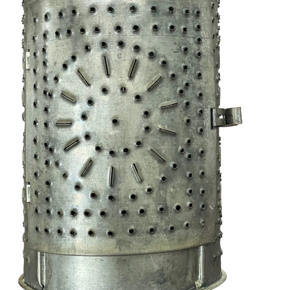 Antique Punched Tin Candle Lantern Primitive Colonial Rustic Paul Revere READ - Picture 10 of 16